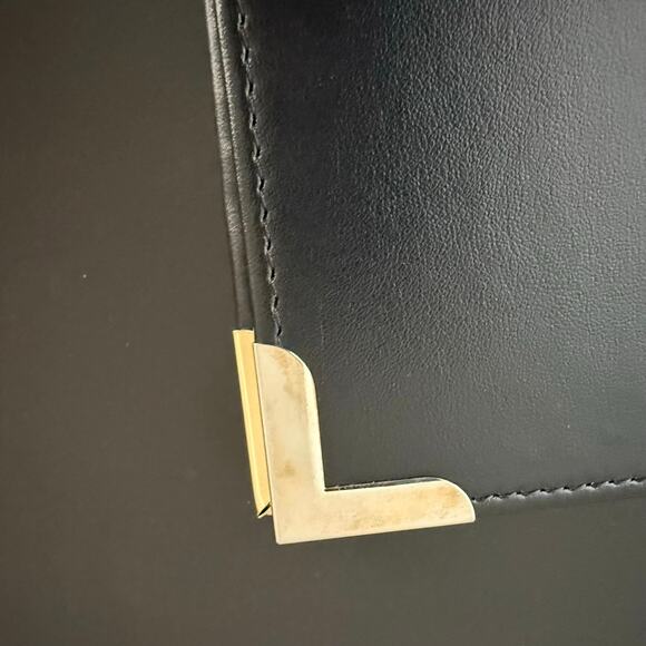 Vintage Franklin Covey Small Padfolio Brass Corners Black Planner 9 x 6.5 in - Picture 12 of 15